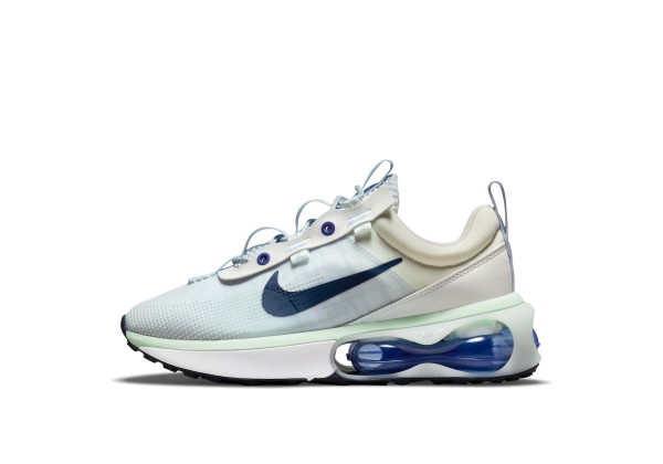  Кроссовки Nike Air Max 2021 женские белые с синем 